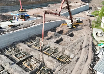 總投資4億元！食品產(chǎn)業(yè)園配套基礎(chǔ)設(shè)施項(xiàng)目施工現(xiàn)場(chǎng)